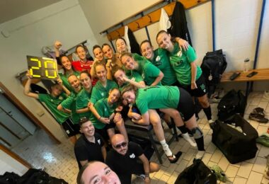 Le ragazze del Concordia in festa per l'esordio positivo