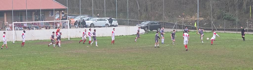 Il tiro del pareggio di Scremin